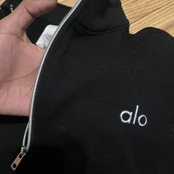 Alo Quarter Zip Hoodie Size S