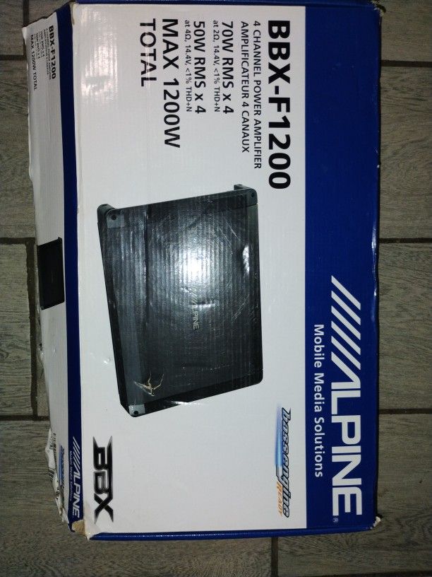 ALPINE BBX-F1200 MAX 1200W TOTAL
