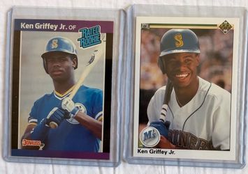 Ken Griffey jr rookie card by lot