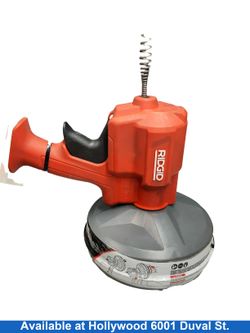 Ridgid Ez-spin Orange Manual Drain Snake
