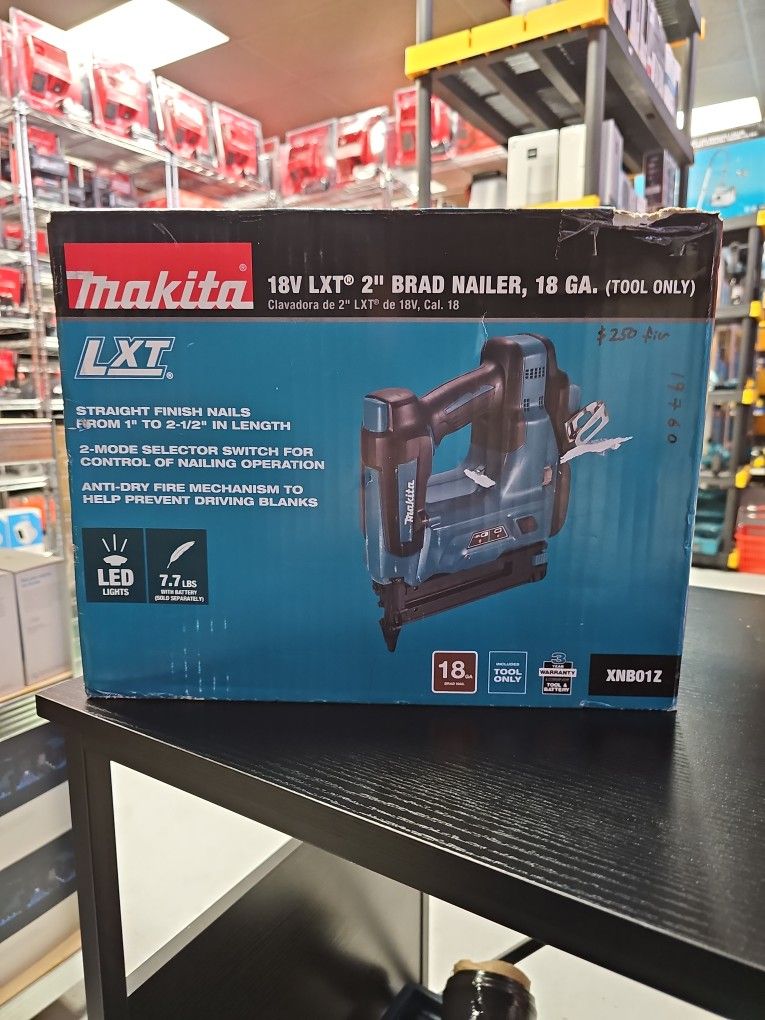 Makita
18V LXT Lithium-Ion 18-Gauge Cordless Brad Nailer (Tool-Only)