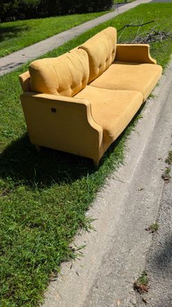 FREE Small yellow couch