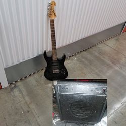 Washburn Pro Guitar With Fender Amp