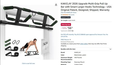 Pull Up / Push up Bar