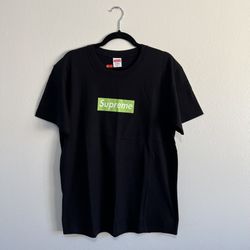 Supreme Lime Green Box Logo Tee (fits like Medium/Large)