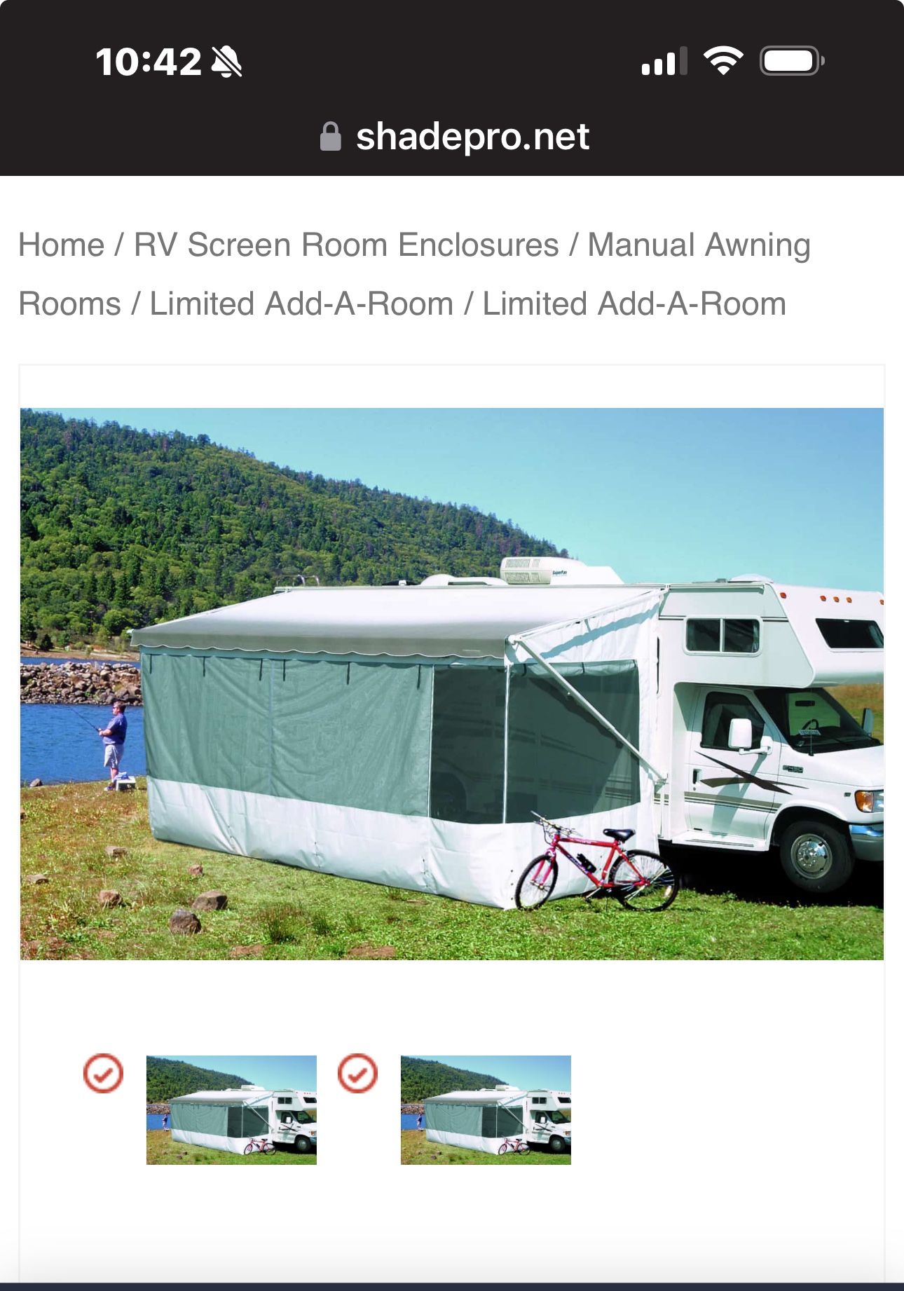 RV Awning Sunscreen Room