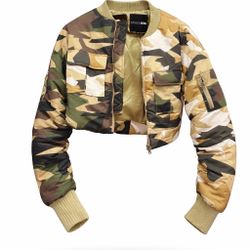 Camo Puffer Jacket 