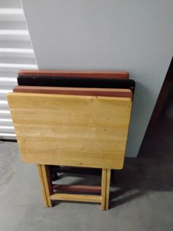 Set Of 4 Tv Trays