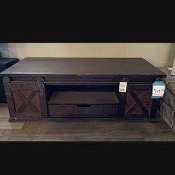 Barn style coffee table