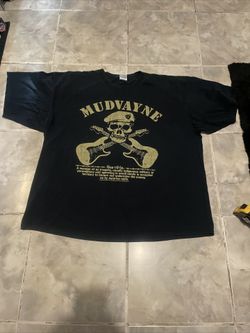 Vintage Mudvayne Guerilla Tour T-Shirt XXL Concert Tee Original Y2K