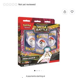 Pokemon Mega Battle Deck. Slight Tear Crease. 