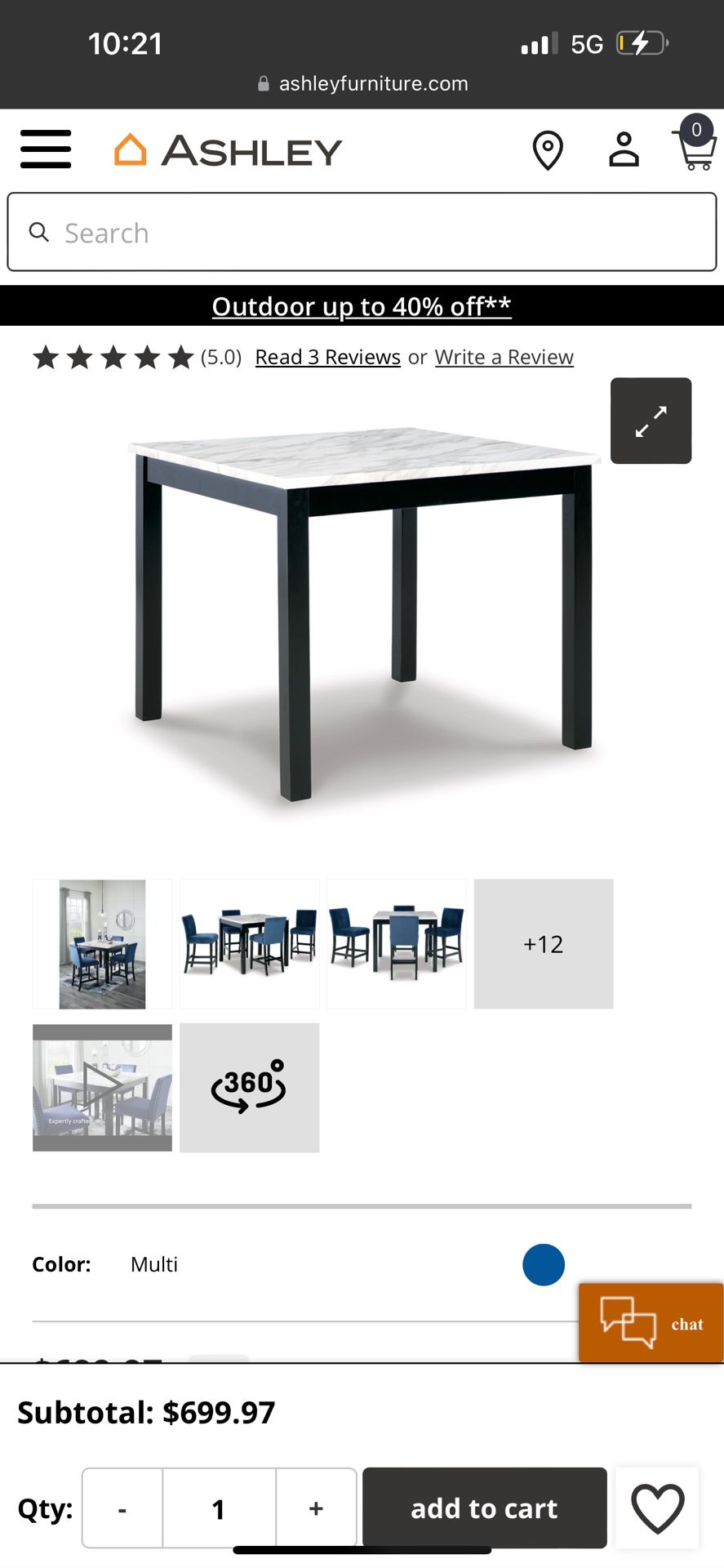 ashley furniture table
