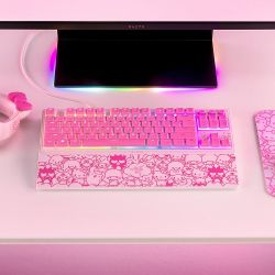 Razer Ornata V3 Tenkeyless Hello Kitty and Friends Edition Low-profile RGB Mecha-Membrane Keyboard
