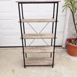 Shelf Stand With Metal Frame - Excellent Condition 