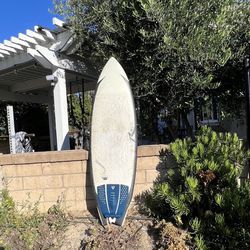 Rusty Quad Surfboard 5’10