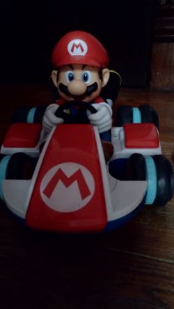 Mario remote car and brand new cap