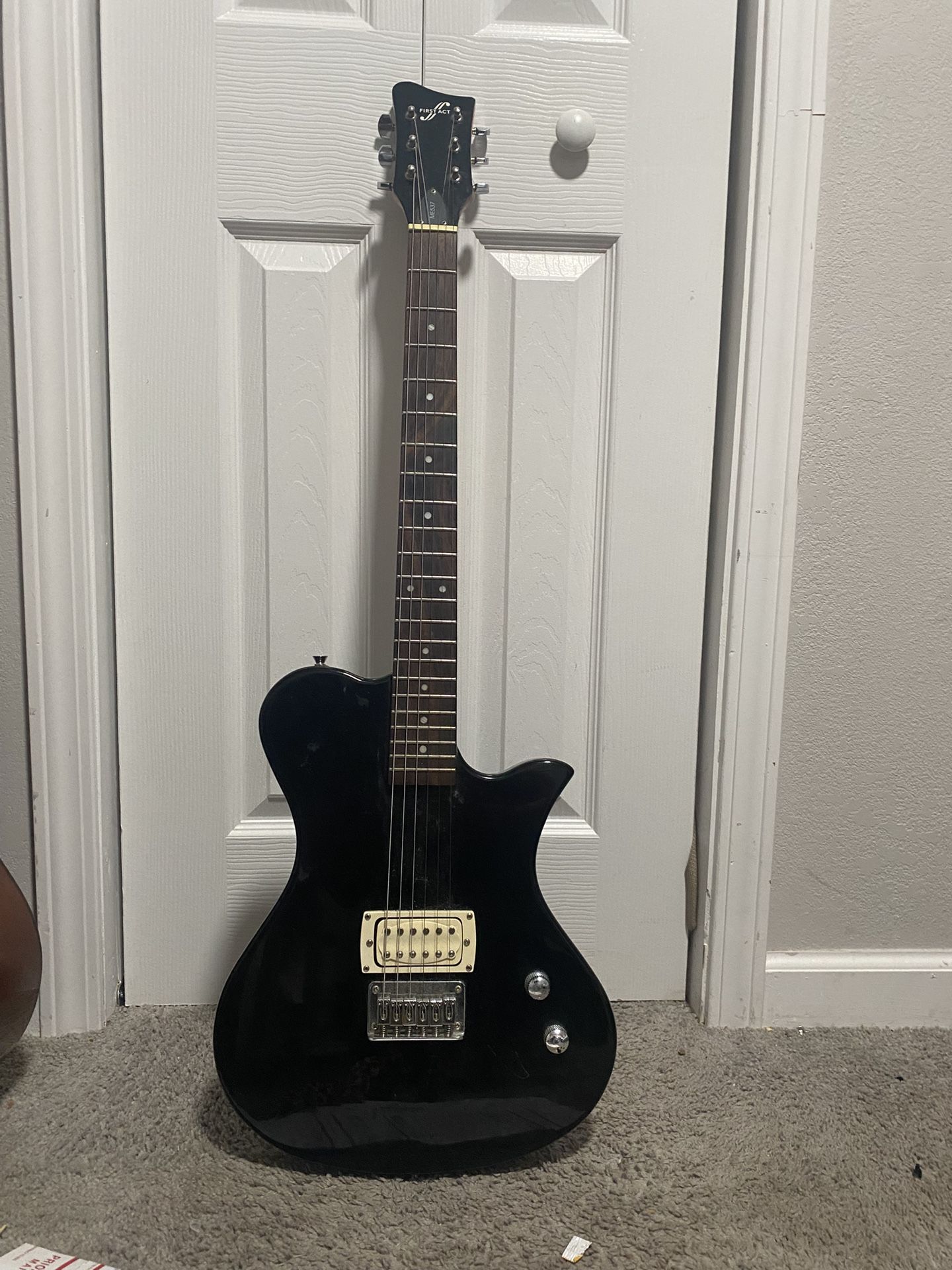Black Electric Guitar