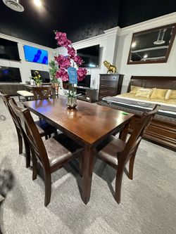 6 PC DINING TABLE SET