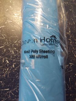 Dream Home 6mil Poly Sheeting. 300 Sq Ft Per Roll
