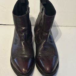 Mens Laredo Fletcher Western Cowboy Boots Ankle Western Brown Leather Size 15D