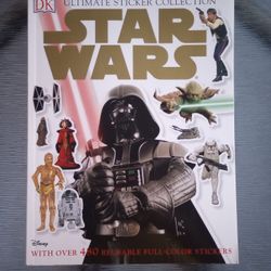 STAR WARS Ultimate Sticker Collection Book 2007, 480 Reusable Stickers By DK NEW

