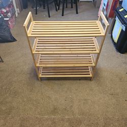 Wooden Shoe Rack/Shelves