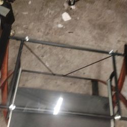 Wooden Metal Desk Slide Out Bottom Tray