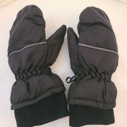 Black Toddler Mittens