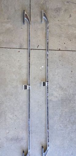 Original factory bed rails for a 1977 Ford truck short bed (6.75-foot