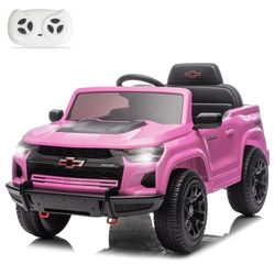 Winado Licensed Chevrolet Colorado Electric Car for Kids, 12V Ride on Toys for Toddlers with Remote Control, Battery Powered Electric Car Ride On Vehi
