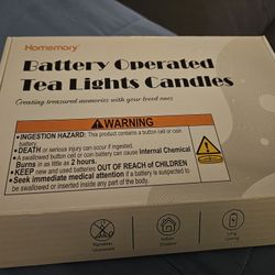 HOMEORY 23 battery Tea Light Candles 