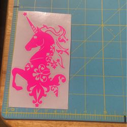 unicorn car decal 