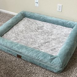 XL Dog Bed, Orthopedic Washable Dog Bed with Removable Cover, Grey Waterproof Extra Large Dog Bed, Dog Beds for Large Sized Dog