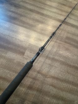 (Murrieta) Daiwa Proteus 7’4”  X3 Tuna Special 80-unl conventional rail rod salt water fishing rod.
