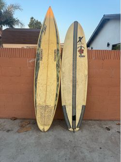 2 vintage surfboards great condition