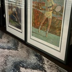 Tennis Pair Signed Numbered Art