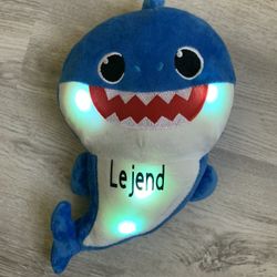 Personalized Singing LED Light Plush Toys Music Doll English Song Toy Gift