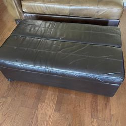 Ottoman Sleeper with Twin Mattress and Topper
