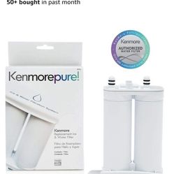 Kenmore 9911 Refrigerator Water Filter, 1 Count (Pack of 1), White