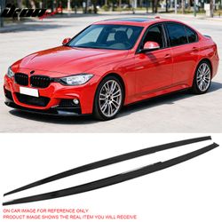 Fits 2012-2018 BMW 3 Series F30 F31 M Sport MP Style Side Skirts Carbon Fiber Print
