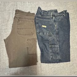 CABELAL'S &WRANGLER JEANS MEN Size 34