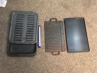 Cast iron & cast aluminum and metal griddles
