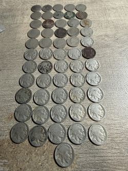 Large collection of Nickels & Pennies full and worn dates