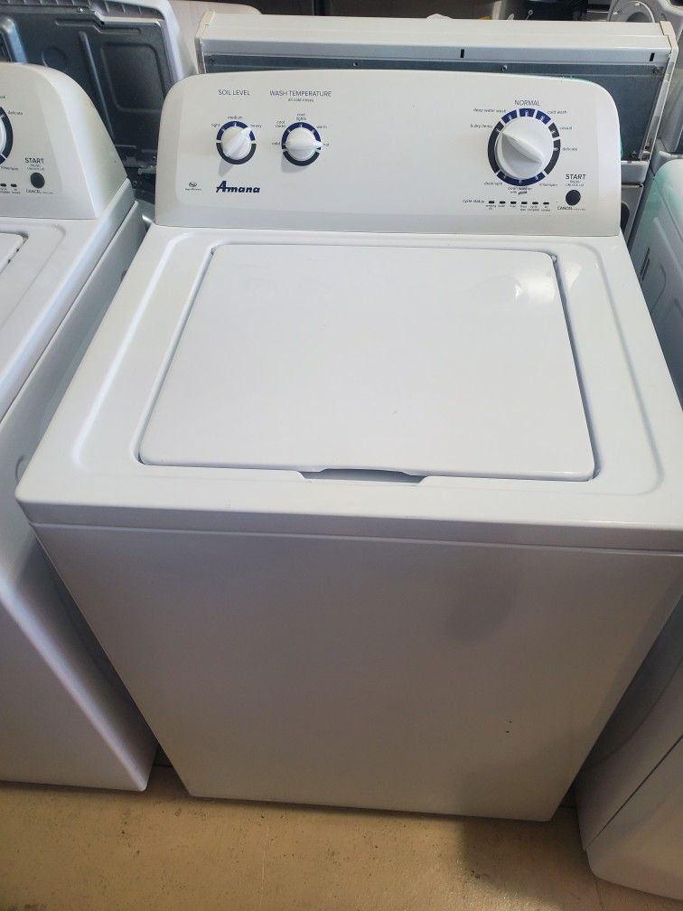 Washer Top load Amana warranty included Appliances