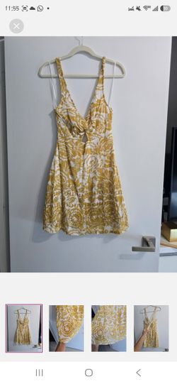 Yellow Floral Dress