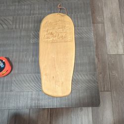Engraved  Wood  Serving Board