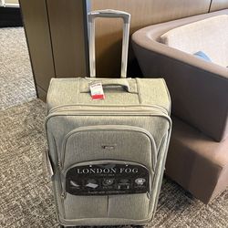 London fog checked luggage suitcase