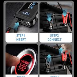 Jump Starter 5000A, 12V Car Battery Jump Starter with USB