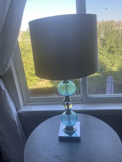 Beautiful Turquoise table lamp