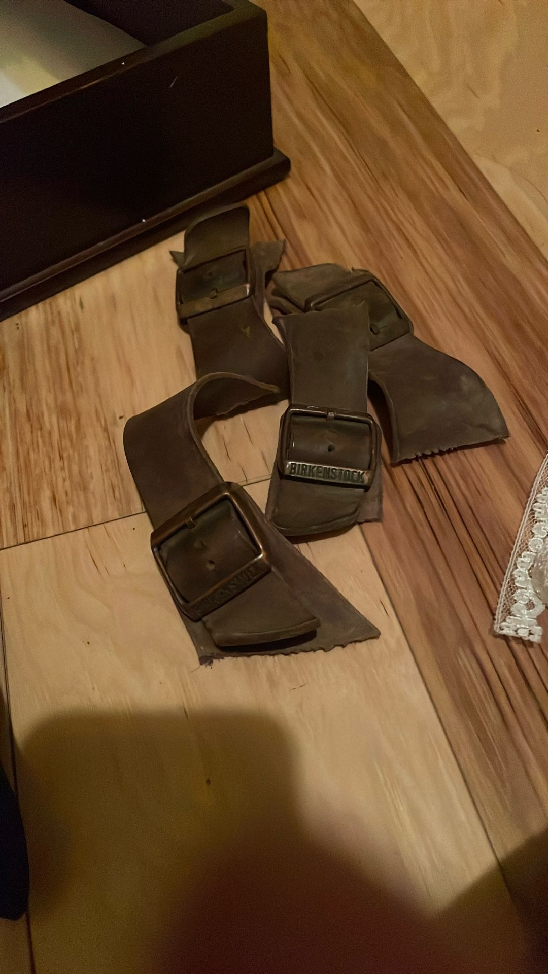 4 Large Used Genuine BIRKENSTOCK Buckles.